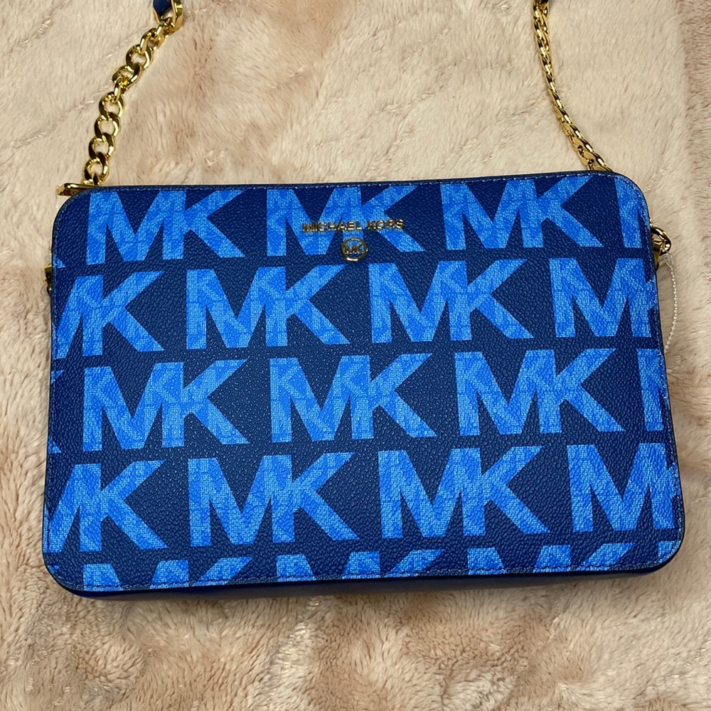 Blue Michael Kors handbag